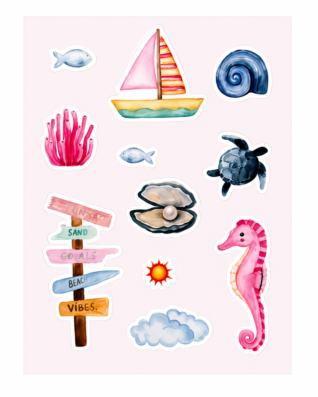 Pack of 4 Sticker Sheets